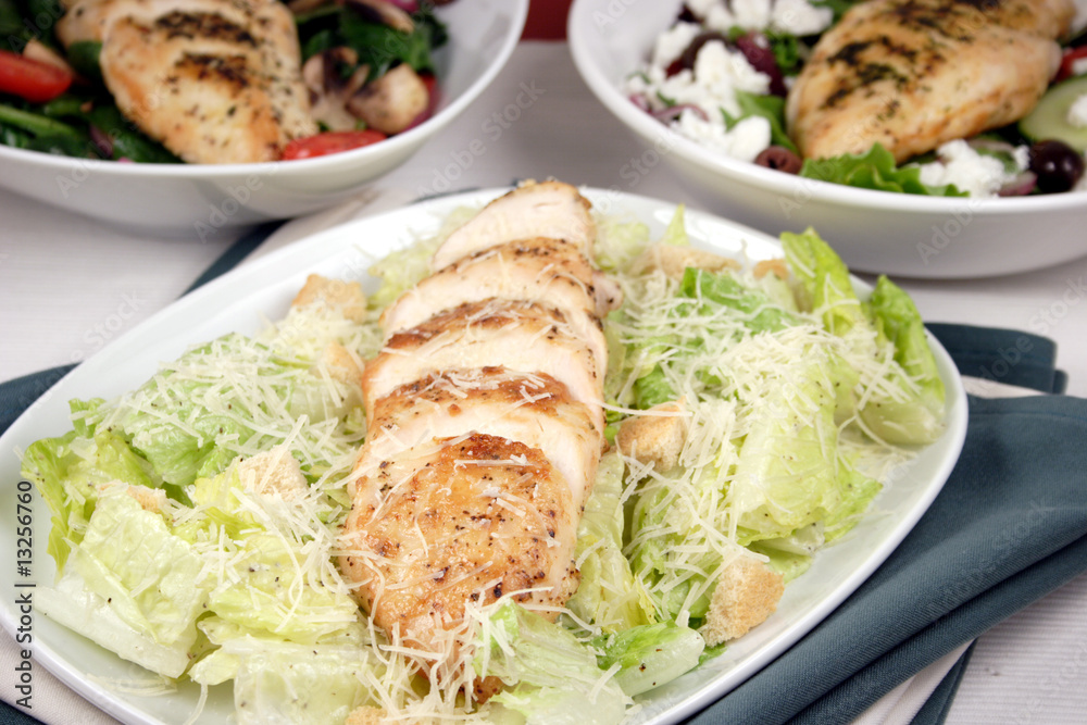 Chiken breast and salad