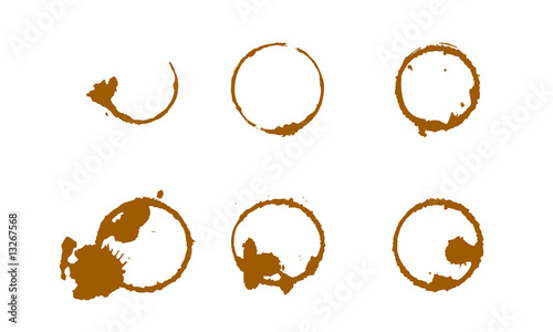 coffee mug bottoms vector