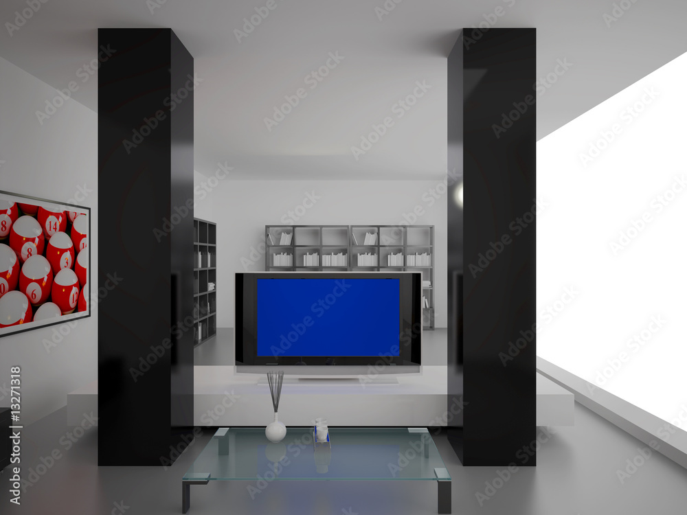 Fototapeta premium Interior set seventy eight