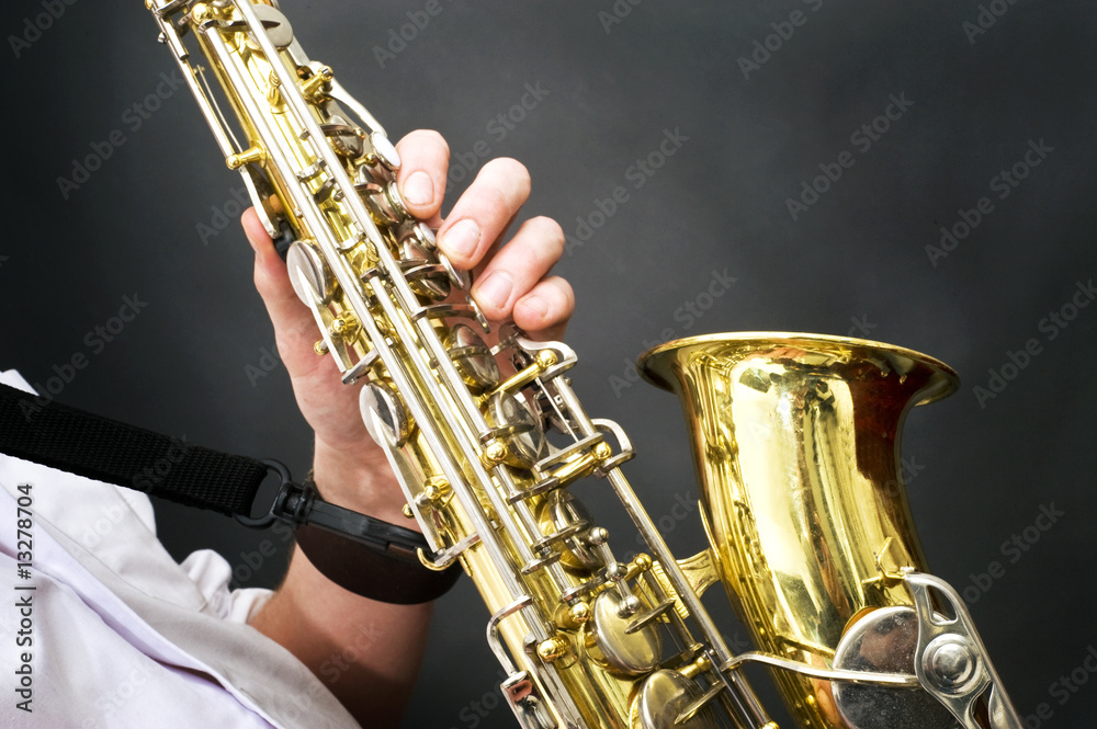 Obraz premium Saxophone details