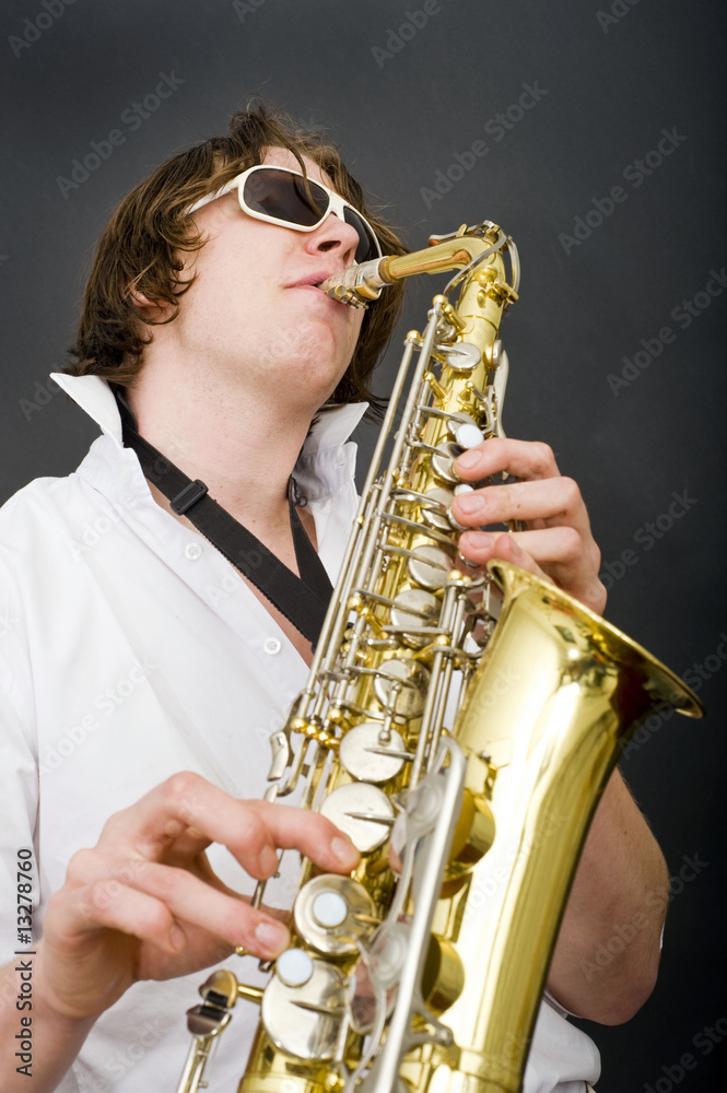 Fototapeta premium Saxophone player