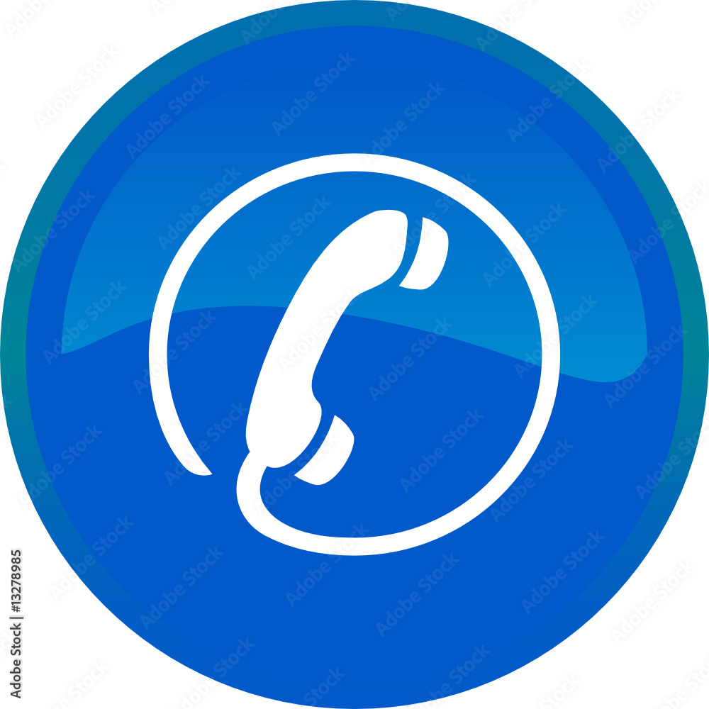 Telephone web button