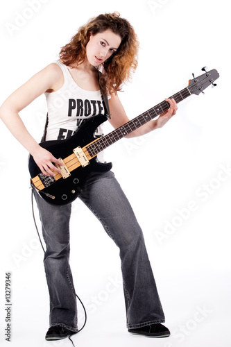 Sexy guitar player