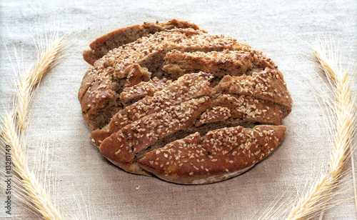 Loaf of rye bread