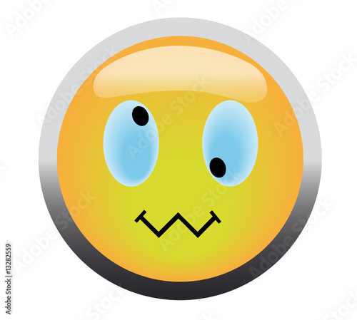Cross-eye smile button