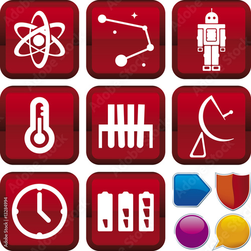 science icon set