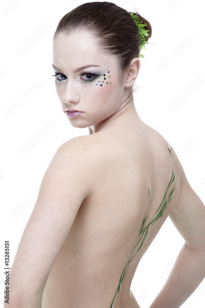 Fototapeta premium beautiful mermaid girl