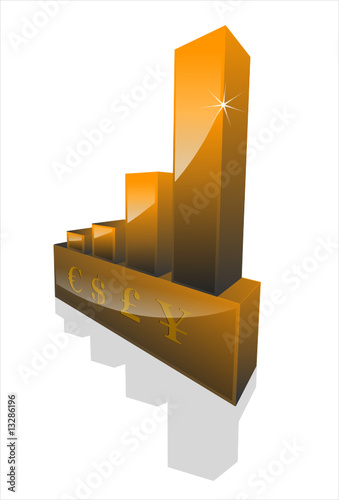 graph statistiques 3D noir