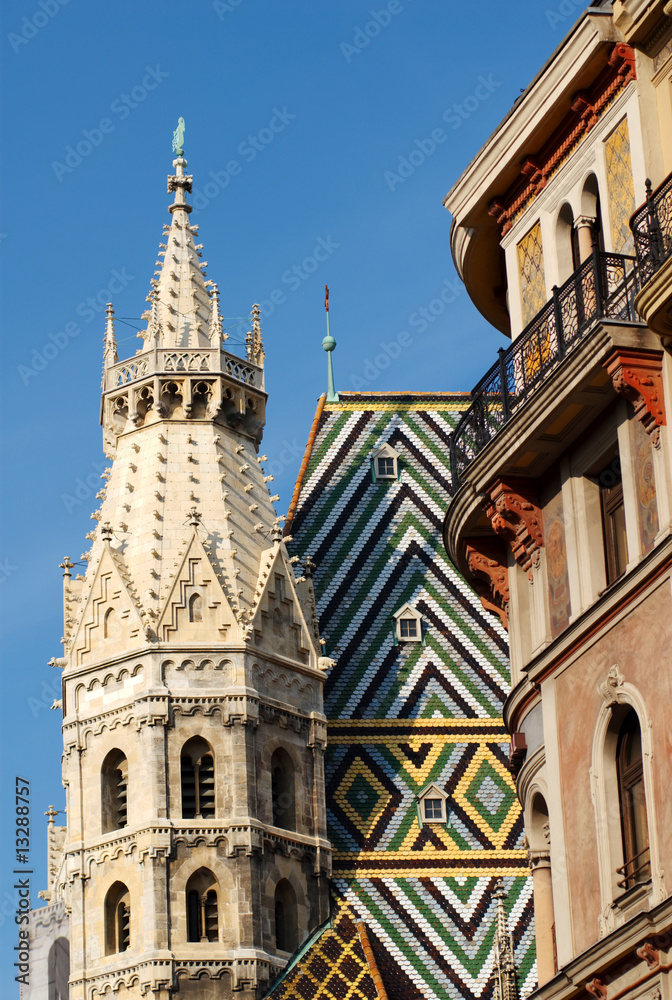 Roof Tiles, St Stephen's Cathedral, Vienna, Austria