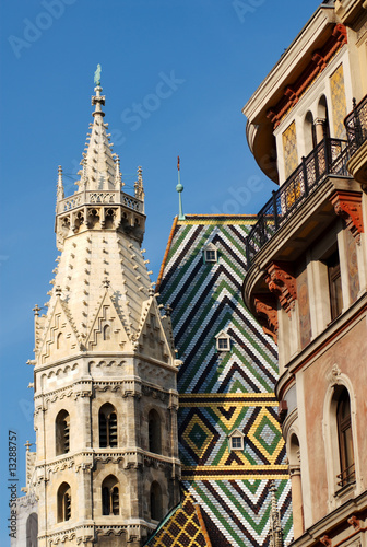 Roof Tiles, St Stephen's Cathedral, Vienna, Austria © Benedictus