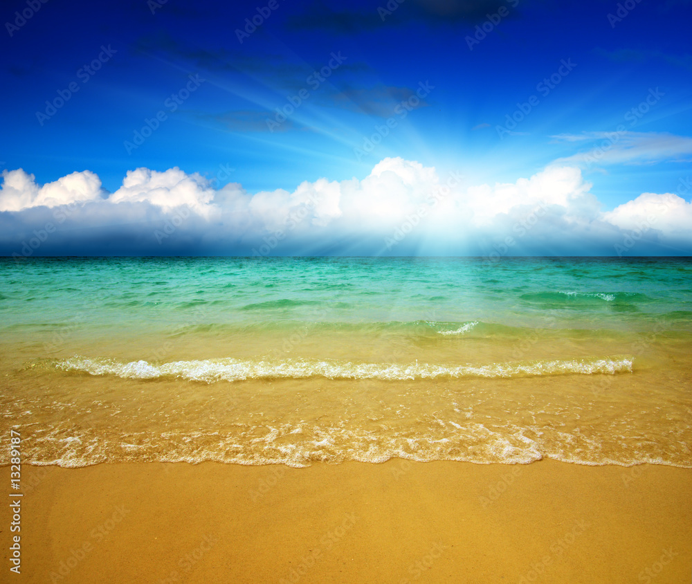 sand of beach and sea