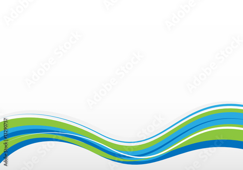 blue/green background illustration