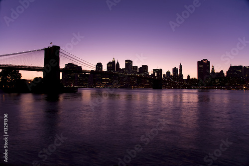 New York skyline at night © Poulsons Photography