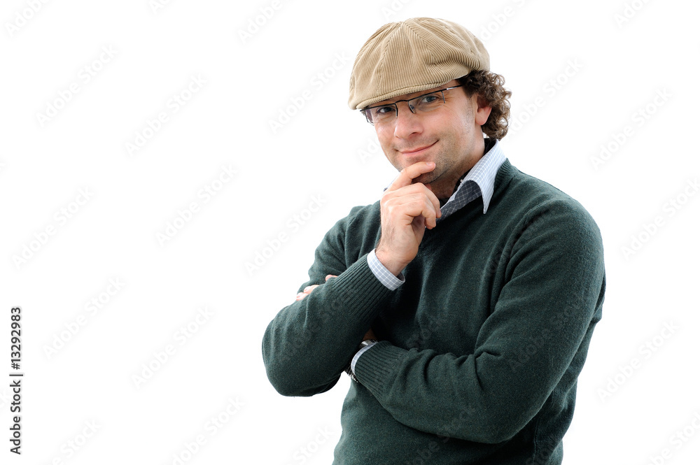 Portrait of trendy man Portrait of trendy man