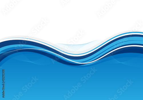 blue business background with waves