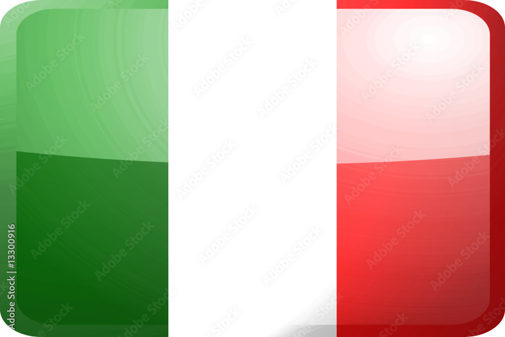 Flag of Italy button