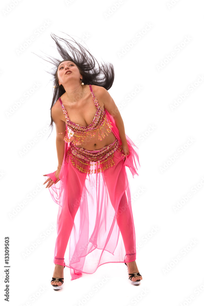 Belly dancer in red Belly dancer in red