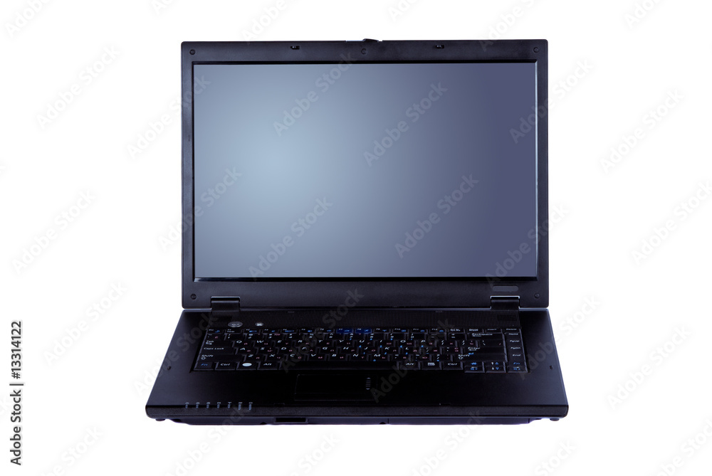 Laptop isolated over white background Laptop isolated over white background