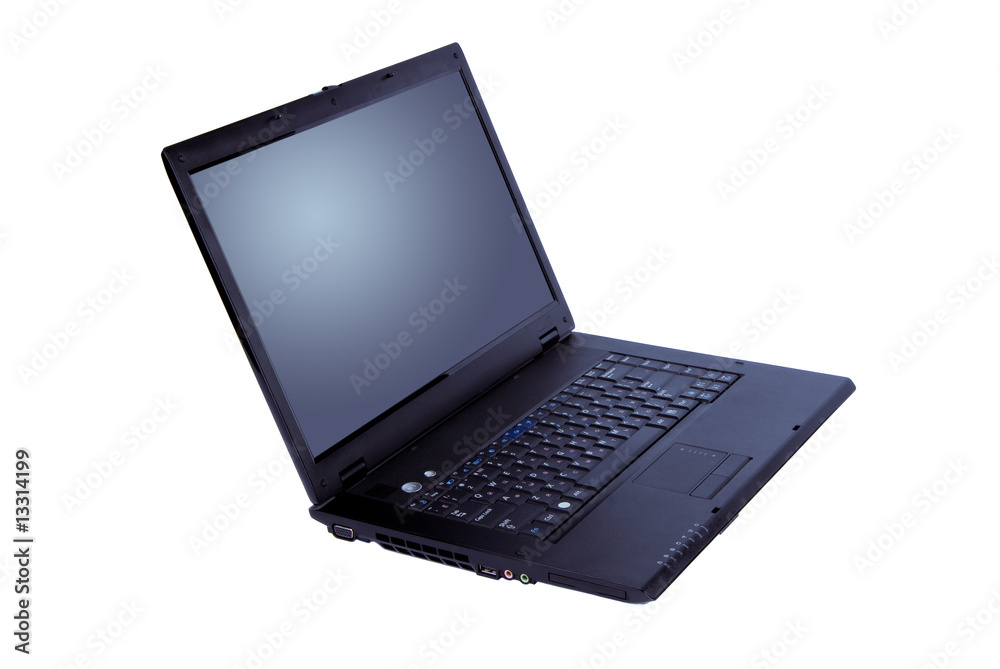 Laptop isolated over white background Laptop isolated over white background