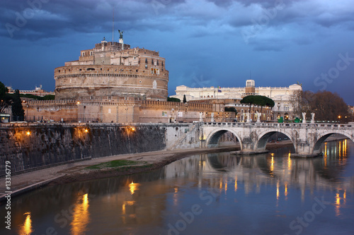 Atardecer en el Castillo de Sant Angelo