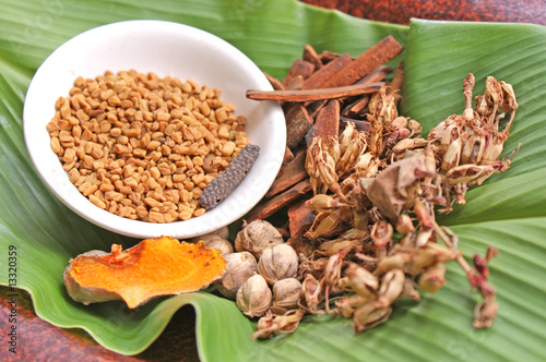 Fotografie Asian herbal traditional medicine