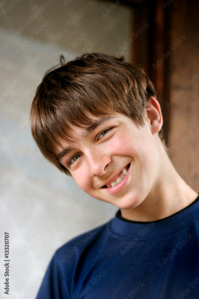 smiling teenager portrait smiling teenager portrait