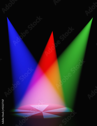 Volumetric color light