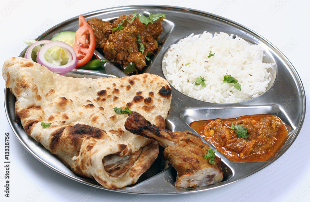 south asian thali combo south asian thali combo