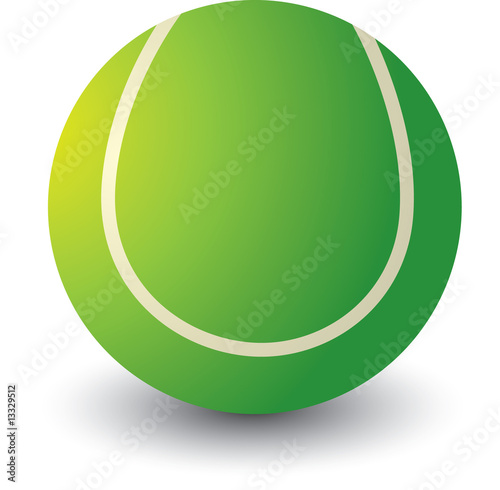 Isolated Tennis Ball