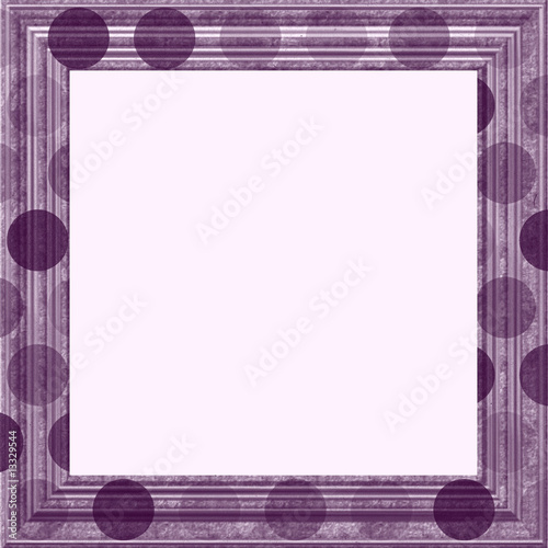 cadre pois violet