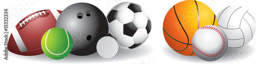Canvas-taulu Sports balls