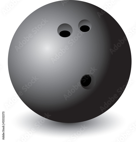 Isolated Bowling ball