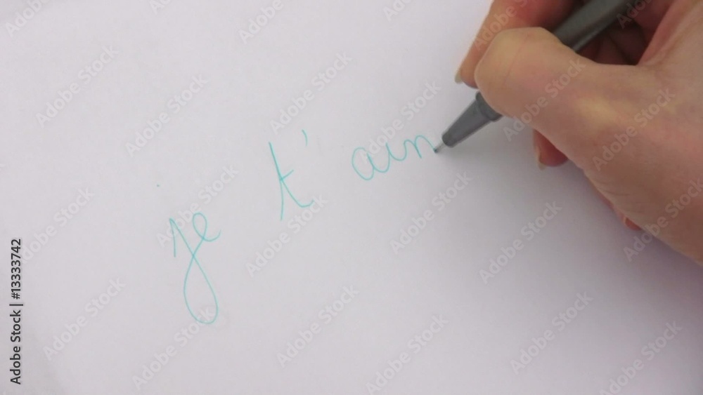 je t'aime