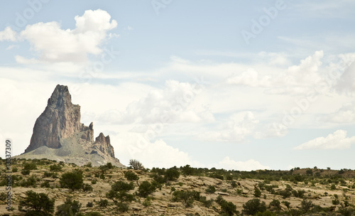 Shiprock mountain in north western New Mexico