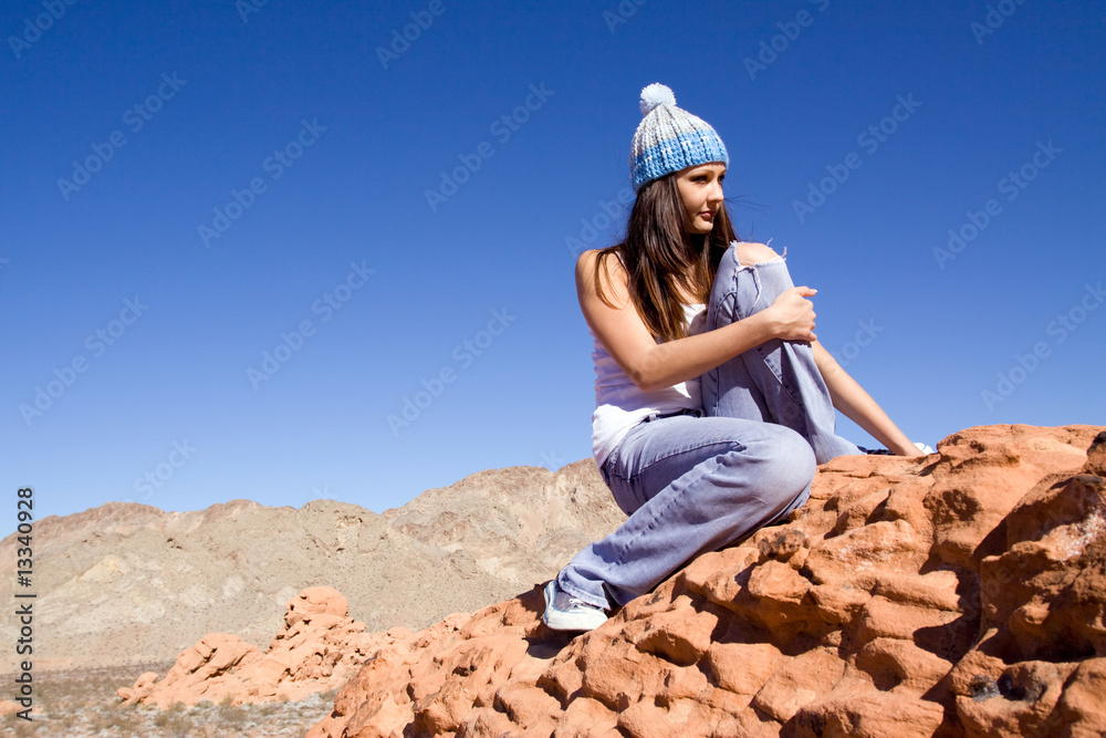 Young urban girl Young urban girl