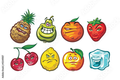 Fototapeta Naklejka Na Ścianę i Meble -  funny fruits