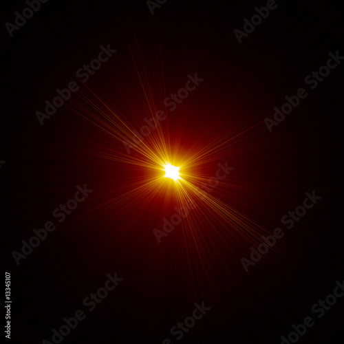 Bright star burst background