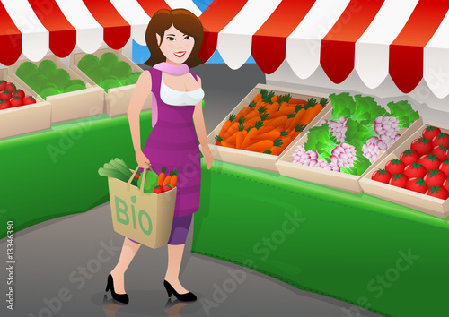 Mag au marché bio