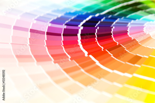 Canvas Print color guide close-up