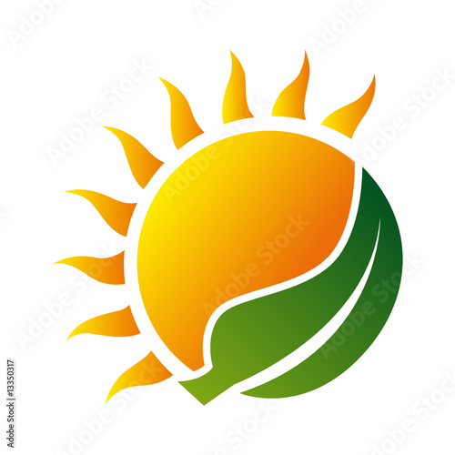 sun and leaf