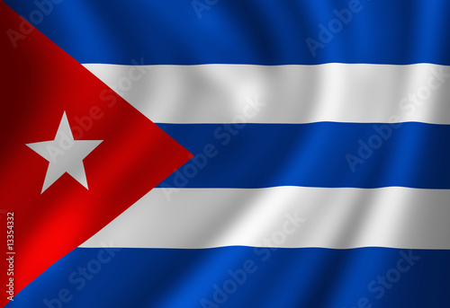 Photography Cuban flag