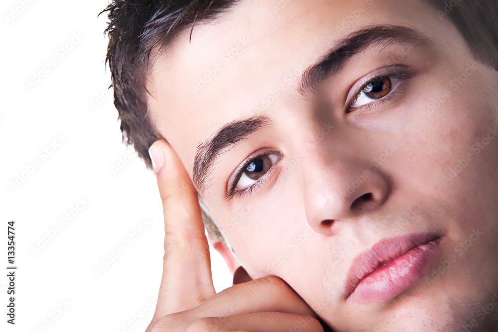 Obraz premium Pensive Young Man