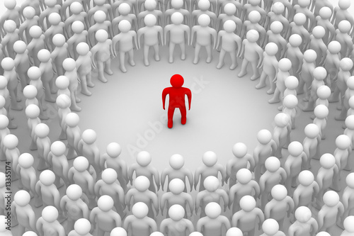 Conceptual image of teamwor...