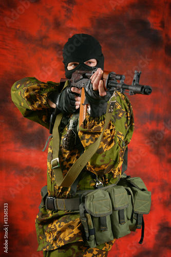 The soldier