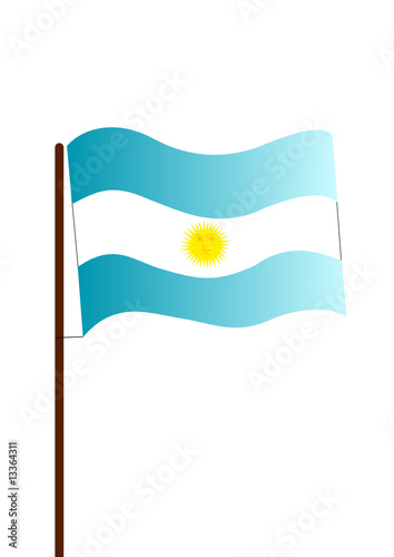 drapeau argentin photo
