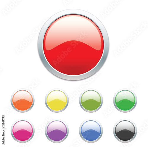 Free Download Glossy web buttons set - GFXLoad