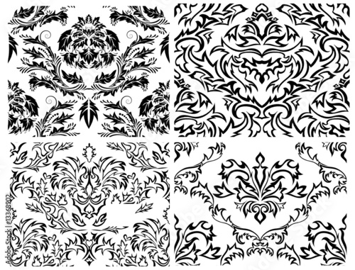 damask seamless set