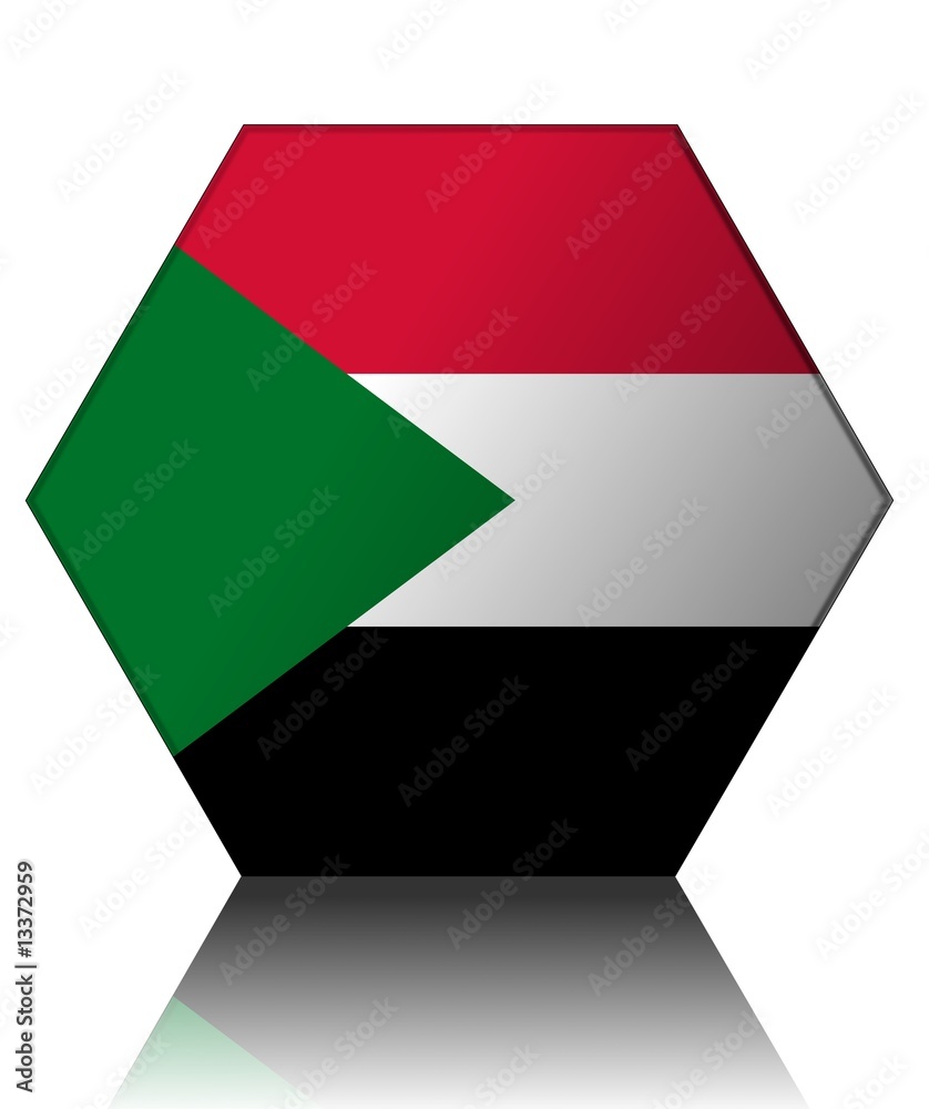 soudan drapeau hexagone sudan flag soudan drapeau hexagone sudan flag
