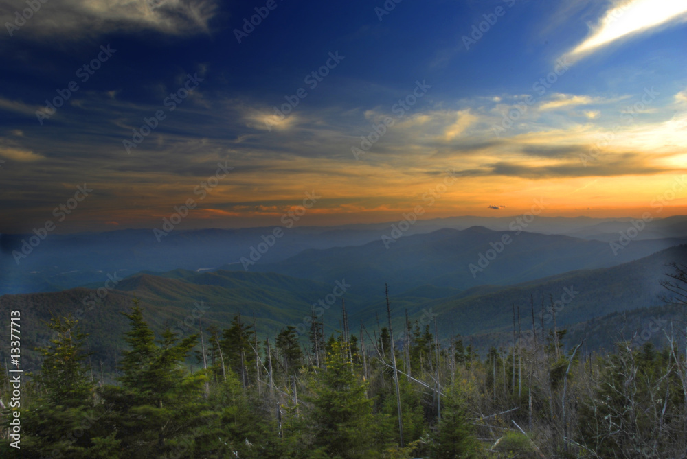 Smoky Mountain Sunset Smoky Mountain Sunset