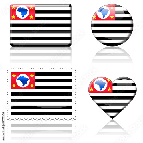 Bandeiras Estado de São Paulo - Brasil